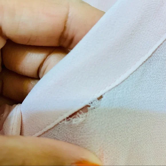 š„3/$10 or 5/$15 SALEš„ Who What Wear Top Blouse - Light Pink - Sz XS - Picture 9 of 10